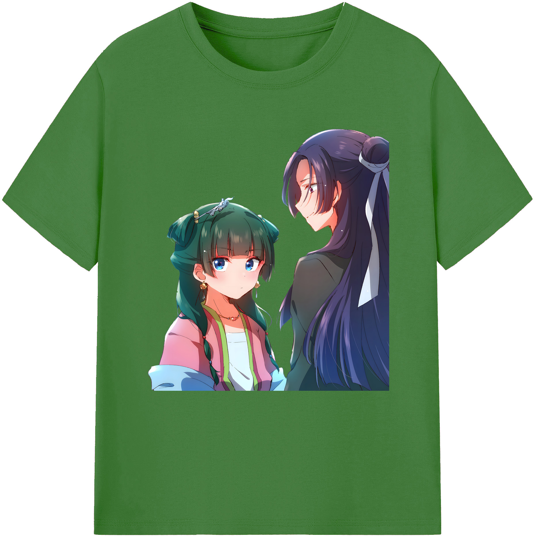 （画像用） 薬屋のひとりごと The Apothecary Diaries レディースカジュアルプリントTシャツ（綿100％）